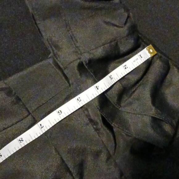 Level Eight Black One Shoulder Ruffled Mini Cocktail Dress Size M - Picture 11 of 12